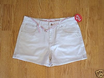 ARIZONA JEANS GIRLS KHAKI SHORTS-SIZE 10 1/2 PLUS-NWT