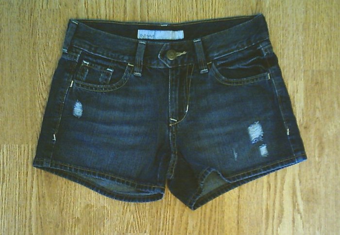 OLD NAVY JEANS MIDRISE DENIM SHORTS-SIZE 0-27 X 3-NWT