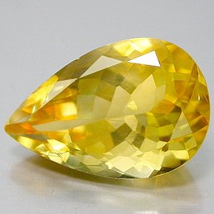 Natural 5.07 carat Citrine Pear cut gem stone 15x7mm