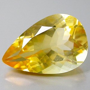 5.10 ct Natural Pear cut Citrine gem stone 15x10mm clean
