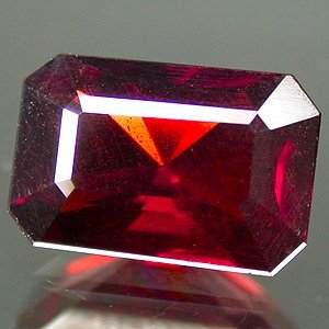 Natural 9x6mm Radiant Octagon cut Spessartite Garnet gem 2.05 Ct