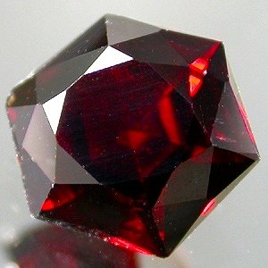Natural 6.5mm Hexagon cut Mozambique Garnet gem 1.35 Ct