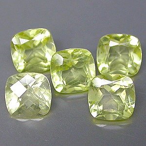 Natural Lemon Citrine Antique Cushion Cut With Checker Board Table 5mm gems $5.00 each