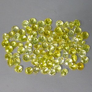 Natural 3mm Round cut Yellow Beryl gems stone Just $1.00 each