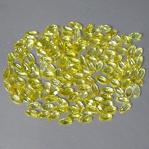 Natural 4 x 2mm Long Oval cut Yellow Beryl gems stone Just $1.00 each
