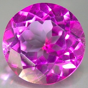 6 Ct. Flamingo Mystic Topaz 11mm round cut gem eye clean