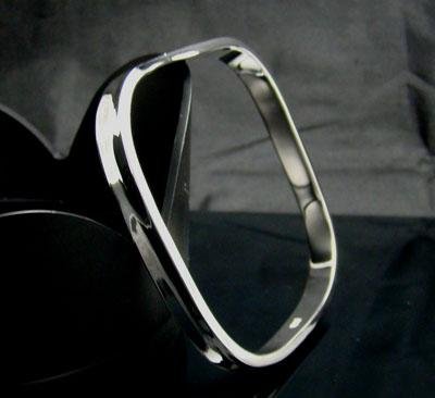 FREE P&P! 925 STERLING SILVER SQUARE BANGLE #33