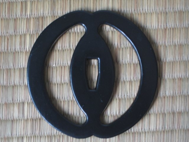 Musashi Tsuba for Japanese Samurai Katana / Wakizshi Sword #101