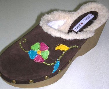 Tommy Girl CLOGS Mules Wedged Heels Shoes Sz 6