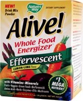 ALIVE Whole Food Energizer Effervescent Multi-Vitamins & Minerals