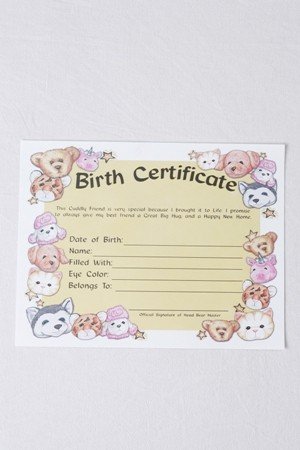 birth certificate