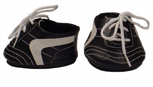 Black Cleated Tennis Shoes