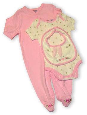 Sweet Bunny Layette Set 6M