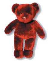 15" Red Sparkle Bear