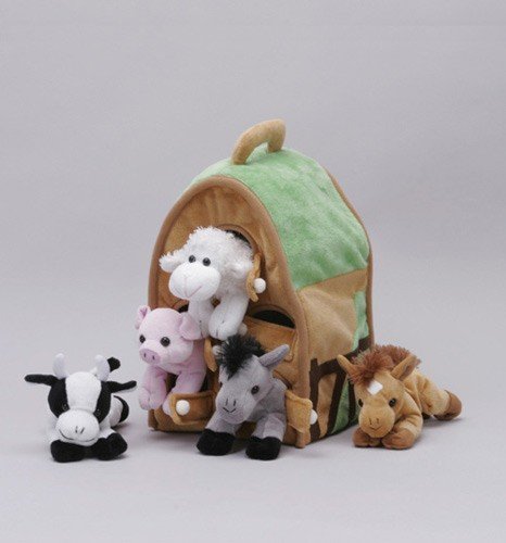 Plush animal house