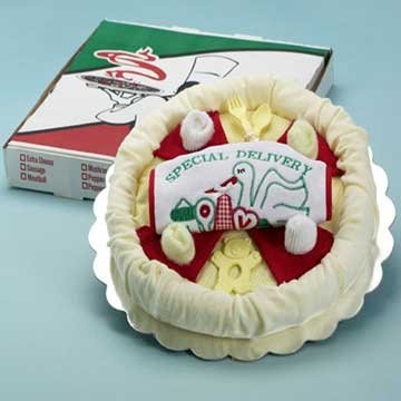 Pizza Delivery Newborn Gift Set