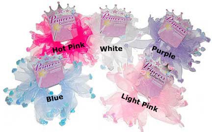 Little Princess Hair Scrunchies: hearts