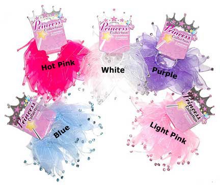 Little Princess Hair Scrunchies: Rhinestones