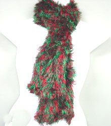 Red Green Blend Magic Scarf