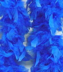 Blue Feather Boa