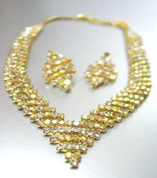 Gold Clear AB Rhinestone Crystals Set 1N4001346