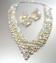 Silver Clear AB Rhinestone Crystals Set 1N4001346