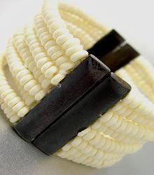 Natural Wood Beads Stretch Bracelet 1B2613526