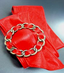 Red Antique Buckle Wrap Belt 1BTB0012432