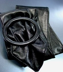 Black Round Buckle Wrap Belt 1BTB0012434