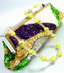Mardi Gras Multi Sequins Fashion Handbag BAG0079