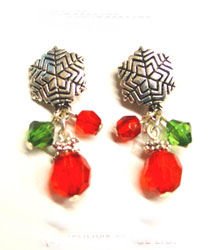 1 Dozen Earrings Christmas Snowflakes SOLD OUT