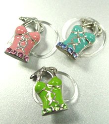 Dozen Colorful Enamel Bustier Toe Rings 1TR35102