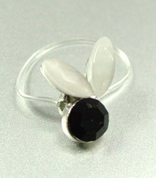 Dozen Black Crystals PlayBoy Toe Rings 1TR35165
