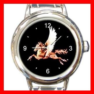 Carousel Horse Italian Charm Wrist Watch 003