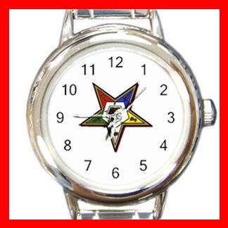 Order of the Eastern Star Italian Charm Wrist Watch 028