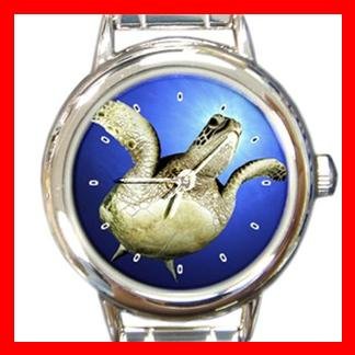 Green Sea Turtle Hawaii Italian Charm Wrist Watch 031