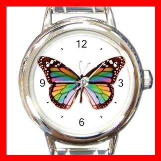 Butterfly Hobby Fun Italian Charm Wrist Watch 037