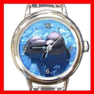 Dolphin Lovers Italian Charm Wrist Watch 056
