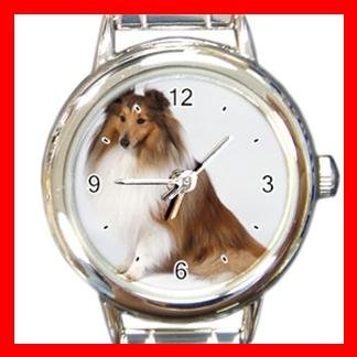 Shetland Sheepdog Dog Pet Italian Charm Wrist Watch 064