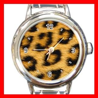 Leopard Skin Pattern Animal Italian Charm Wrist Watch 067