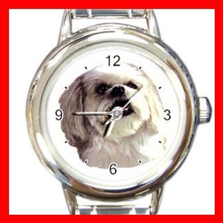 Lhasa Apso Dog Pet Italian Charm Wrist Watch 077