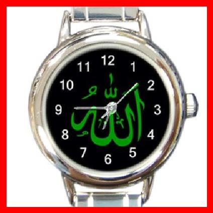 Allah Green Italian Charm Wrist Watch 098