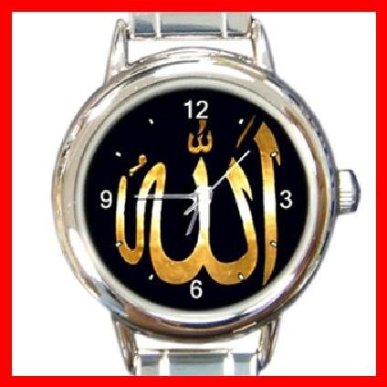 Allah Golden Italian Charm Wrist Watch 099