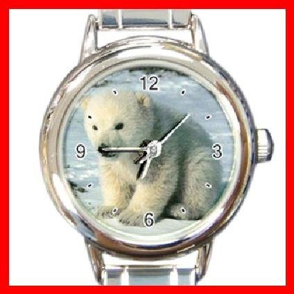 Cute Polar Bear Italian Charm Wrist Watch 101