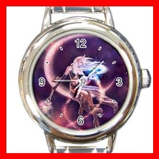 Purple Moon Fairy Italian Charm Wrist Watch 112