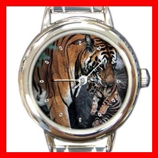 Bengal Tiger and Its Baby Italian Charm Wrist Watch 118