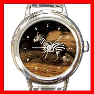 Zebra Wild Animal Italian Charm Wrist Watch 122