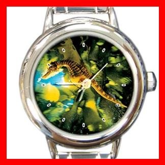 Big Belly Sea Horse Italian Charm Wrist Watch 124