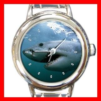 Great White Shark Italian Charm Wrist Watch 129