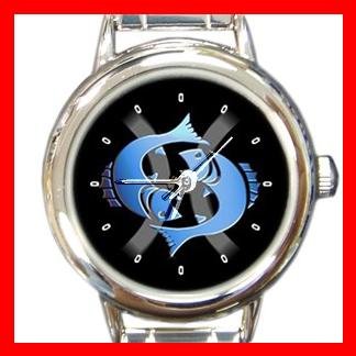 Zodiac Pisces Round Italian Charm Wrist Watch 174